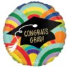 Μπαλόνι Foil 18″ Αποφοίτηση Grad Rainbows All Around