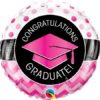 Μπαλόνι Foil 18″ Graduate Pink Chevron Dots