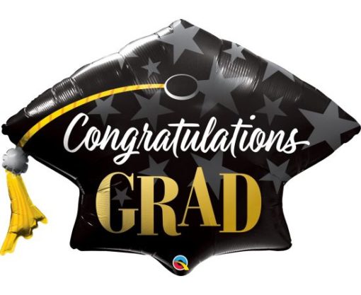 Μπαλόνι Foil Σχήμα 41″ Congratulations Grad Stars