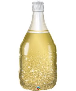 Μπαλόνι Foil Σχήμα Golden Bubbly Wine Bottle