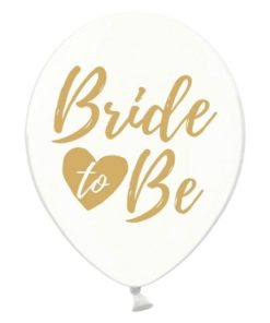 Bride to Be Διάφανα Μπαλόνια – Χρυσό