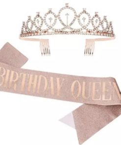 Στέμμα Και Κορδέλα Γενεθλίων Birthday Queen