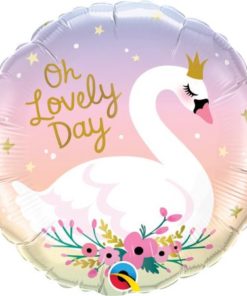 Μπαλόνι Foil 18″ Oh Lovely Day Swan / Κύκνος