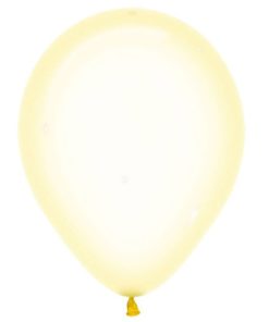 Pure Crystal Κίτρινο Λάτεξ Μπαλόνι