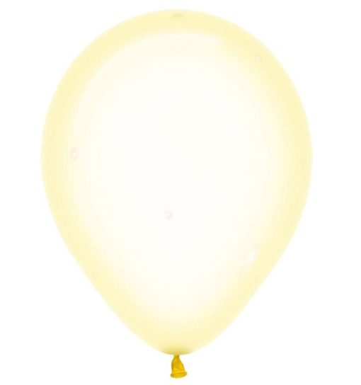Pure Crystal Κίτρινο Λάτεξ Μπαλόνι