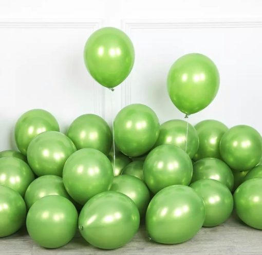 Ανοιχτό Πράσινο Μεταλλικό Μπαλόνι