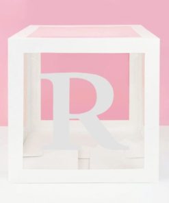 Κουτί Με Αυτοκόλλητο Γράμμα R