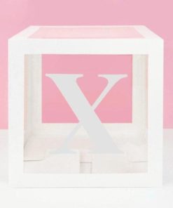 Κουτί Με Αυτοκόλλητο Γράμμα X