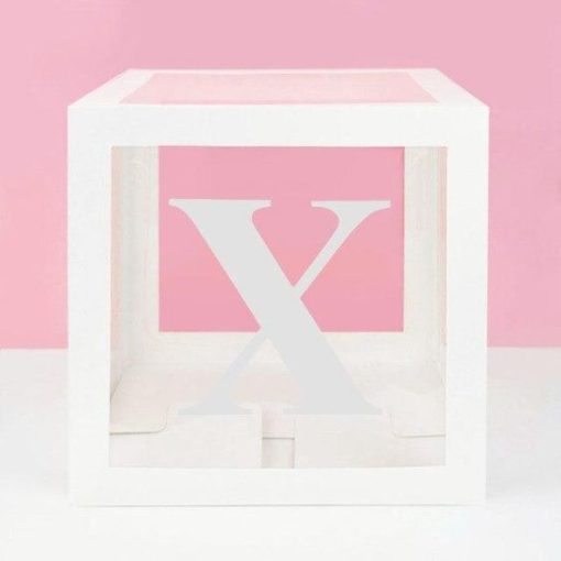 Κουτί Με Αυτοκόλλητο Γράμμα X
