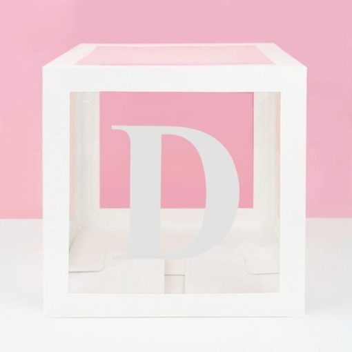 Κουτί Με Αυτοκόλλητο Γράμμα D