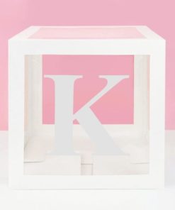 Κουτί Με Αυτοκόλλητο Γράμμα K