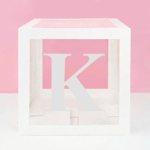 Κουτί Με Αυτοκόλλητο Γράμμα K