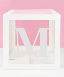 Κουτί Με Αυτοκόλλητο Γράμμα M