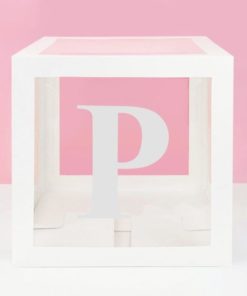 Κουτί Με Αυτοκόλλητο Γράμμα P