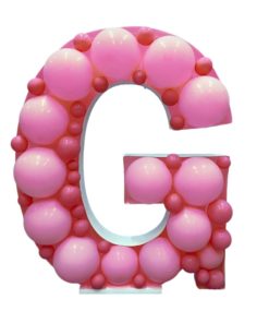 Πλαίσιο Μπαλονιών Γράμμα G