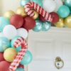 Χριστουγεννιάτικη Διακόσμηση-Πόρτα Με Μπαλόνια-Candy Cane
