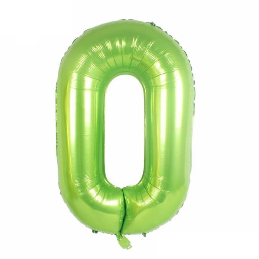 Μπαλόνι Αριθμός 0 Πράσινο 101 cm