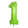 Μπαλόνι Αριθμός 0 Πράσινο 101 cm