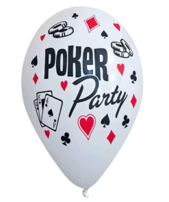 Μπαλόνι Τυπωμένο Poker Party