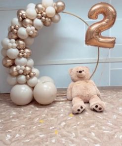 Teddy Bear Circle Balloon Garland