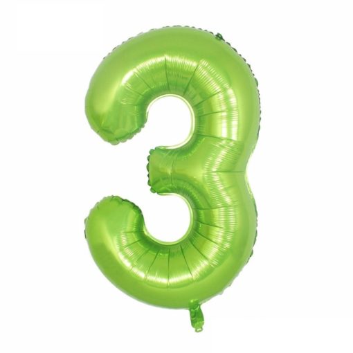 Μπαλόνι Αριθμός 3 Πράσινο 101 cm