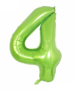 Μπαλόνι Αριθμός 4 Πράσινο 101 cm