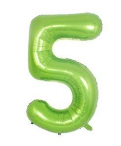 Μπαλόνι Αριθμός 5 Πράσινο 101 cm