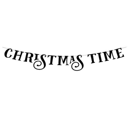 Διακοσμητικό Μπάνερ “Christmas Time”
