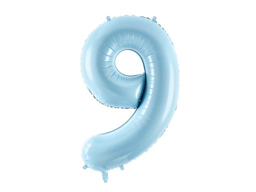 Μπαλόνι Αριθμός 9 Γαλάζιο 86 cm