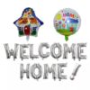 Σετ Φράση WELCOME HOME! Με 2 Foil Μπαλόνια