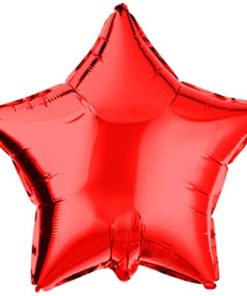 Μπαλόνι Foil Σε Σχήμα Αστέρι – Κόκκινο