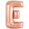 Μπαλόνι Foil Γράμμα “F” Ροζ Χρυσό 86 εκ.