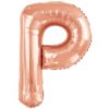 Μπαλόνι Foil Γράμμα “Q” Ροζ Χρυσό 86 εκ.