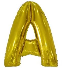 Μπαλόνι Foil Γράμμα “A” Χρυσό 86 εκ.