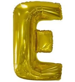 Μπαλόνι Foil Γράμμα “E” Χρυσό 86 εκ.