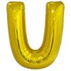 Μπαλόνι Foil Γράμμα “U” Χρυσό 86 εκ.