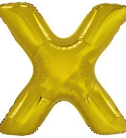 Μπαλόνι Foil Γράμμα “X” Χρυσό 86 εκ.