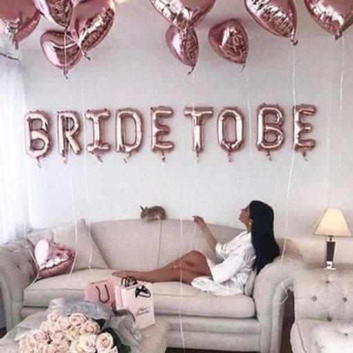 Bride To Be and hearts με ήλιον
