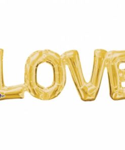 Μπαλόνι Γράμματα Love – Χρυσό