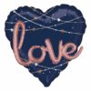 Μπαλόνι Αγάπης Καρδιά 3D Navy ‘Love’