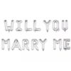 Μπαλόνι Ασημί – Will You Marry Me