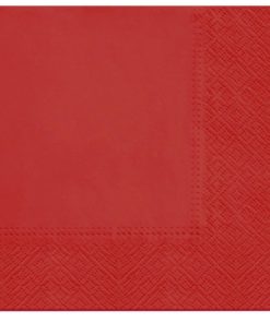 Χαρτοπετσέτες Κόκκινες (20 τεμ)
