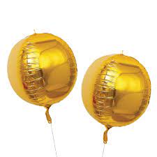 Μπαλόνια Πάρτι Χρυσά Foil 45 cm – 2 τμχ.