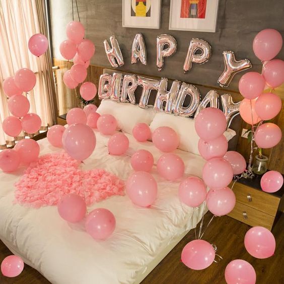 Happy Birthday Bedroom Decoration
