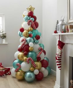 Χριστουγεννιάτικο δέντρο από μπαλόνια
