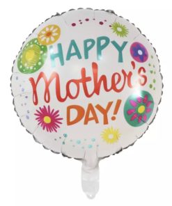 Μπαλόνι Στρογγυλό Happy Mother’s Day Floral