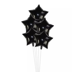 Μπαλόνι Foil Σε Σχήμα Αστέρι Μαύρο