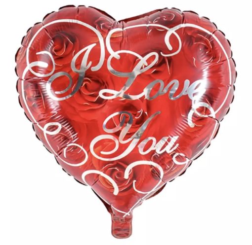 Μπαλόνι Foil Σε Σχήμα Καρδιά – Roses I love You