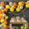 Γιρλάντα Με Μπαλόνια Σε Πορτοκαλί Και Κίτρινες Αποχρώσεις