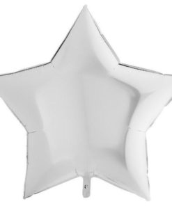 Mπαλόνι Foil Σε Σχήμα Αστέρι Λευκό
